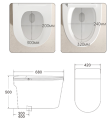 U3 FLOOR-MOUNTED SMART TOILET