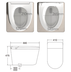 X6 FLOOR-MOUNTED SMART TOILET