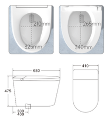 X8 FLOOR-MOUNTED SMART TOILET