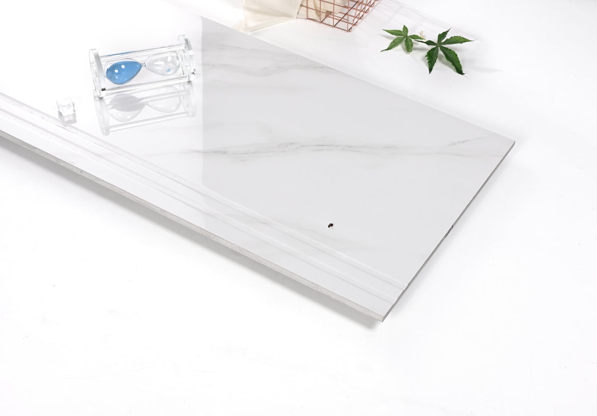 Double Grooves Stair Tiles 12006 Lucca white